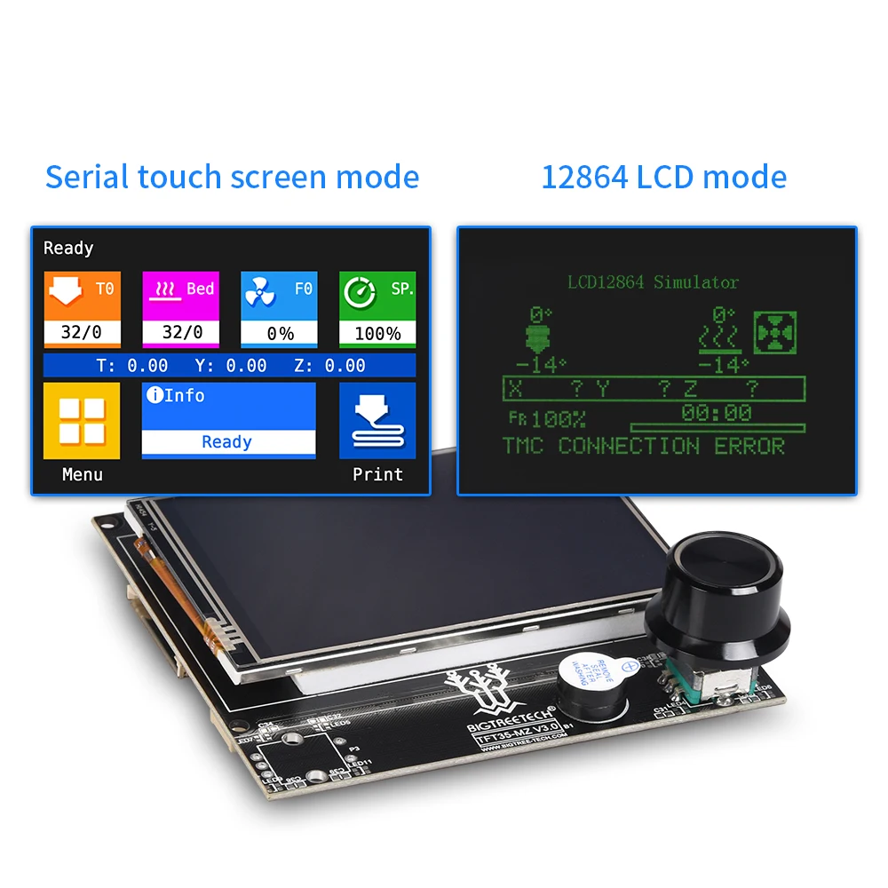 BIGTREETECH SKR MINI MZ V1.0 Control Board +TFT35 MZ V3.0 Touch Screen TMC2209 For ANYCUBIC Mega Nul Opgraderer 3D-Printer Dele