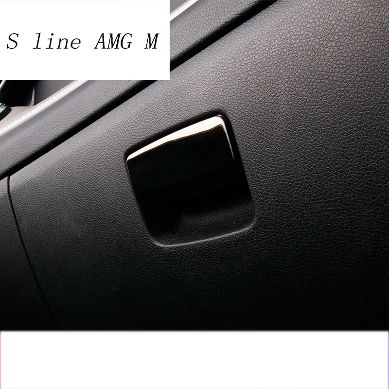 Bil Copilot handskerum håndtere dekoration cover Sticker trim Til Mercedes Benz GLA X156 CLA C117 W117 En Klasse indvendigt tilbehør