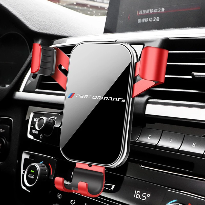 Bil Mobiltelefon Holder til BMW M-Emblem 318i 320i 325i 328i 330i F30 F31 2012~2018 Telefon Beslag Tilbehør til Bilen 3-Serie