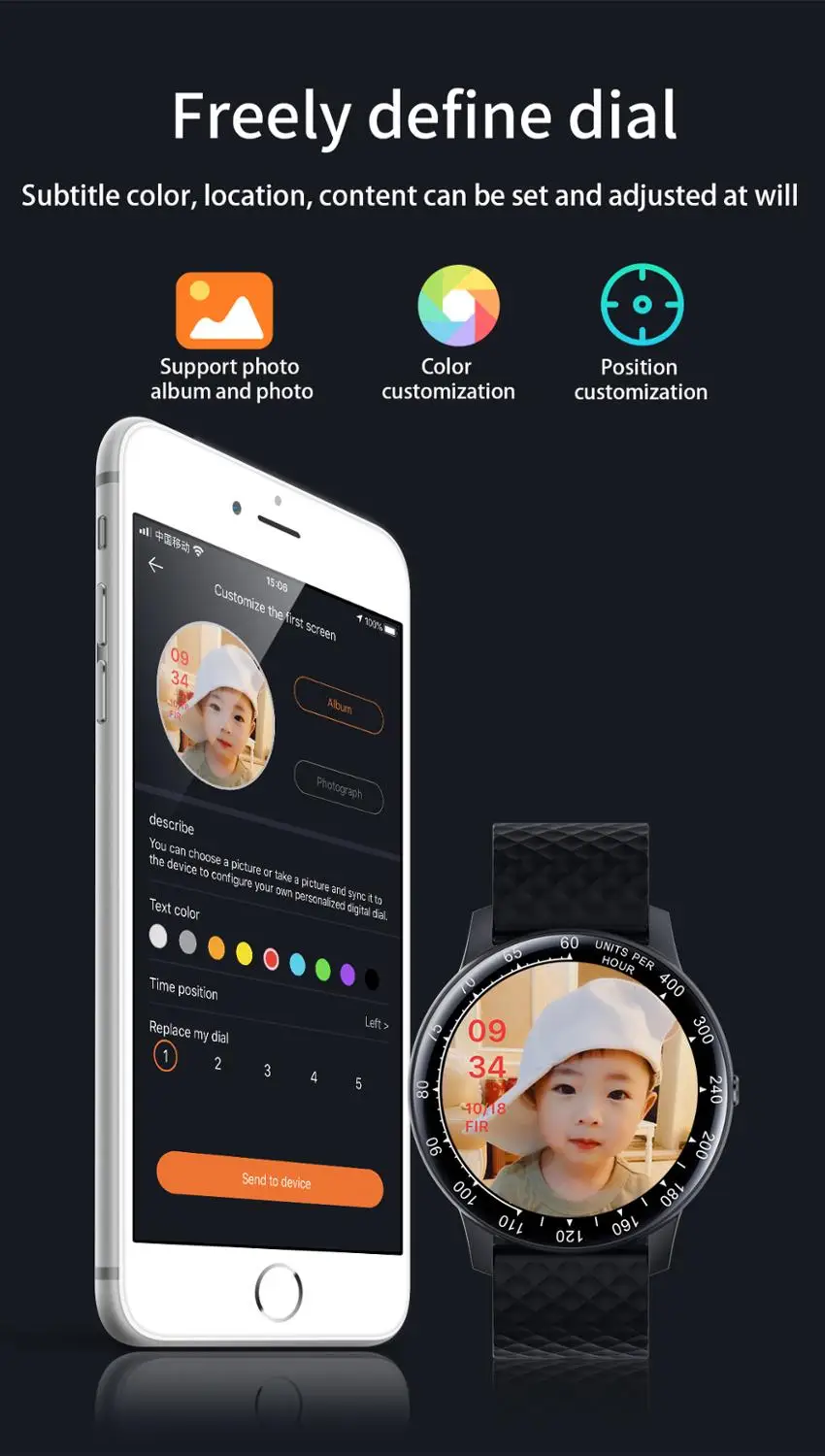 BingoFit Samrt Se Health Monitor Hjerte-Rate Monitor Fitness Sports Armbånd Tracking H30 Vandtæt Android IOS Bluetooth
