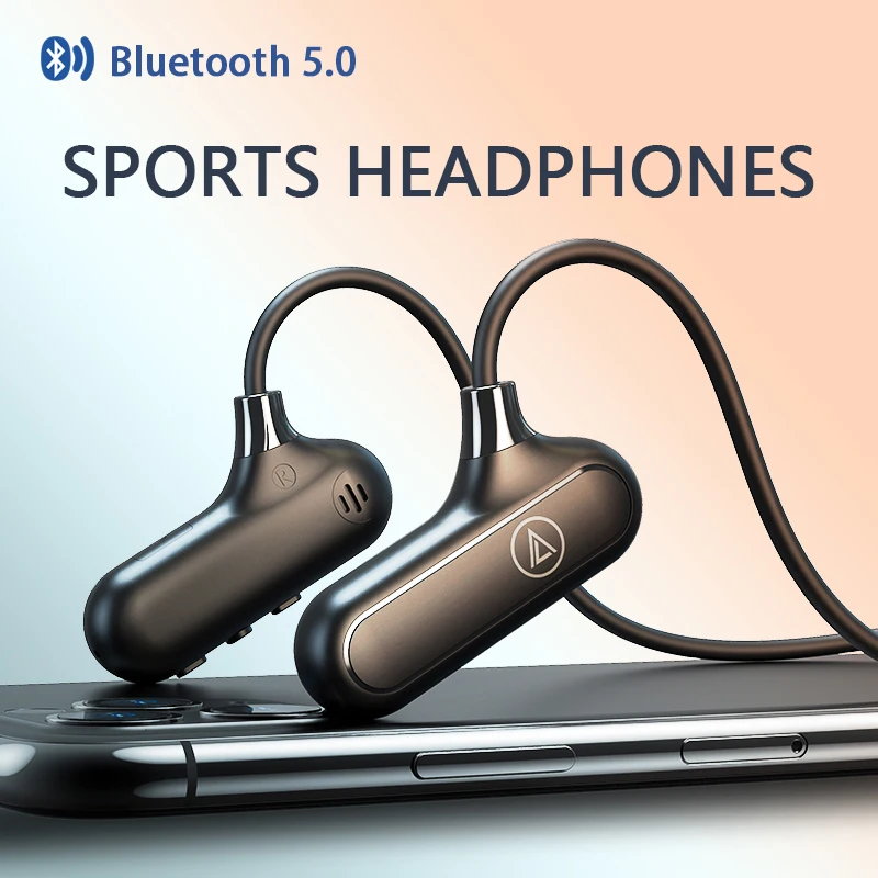 Bluetooth-5.0 Headset TWS Stereo Noise Cancelling trådløse Hifi-Lyd Hovedtelefoner Sport Vandtæt Hovedtelefon med mikrofon