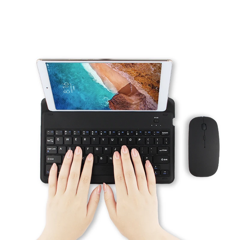 Bluetooth Tastatur Til Lenovo Fanen M7 M8 TB-7305F TB-7305X TB-7305i TB-8505F 8705F Tabletter Trådløst Bluetooth tastatur, Mus Sag