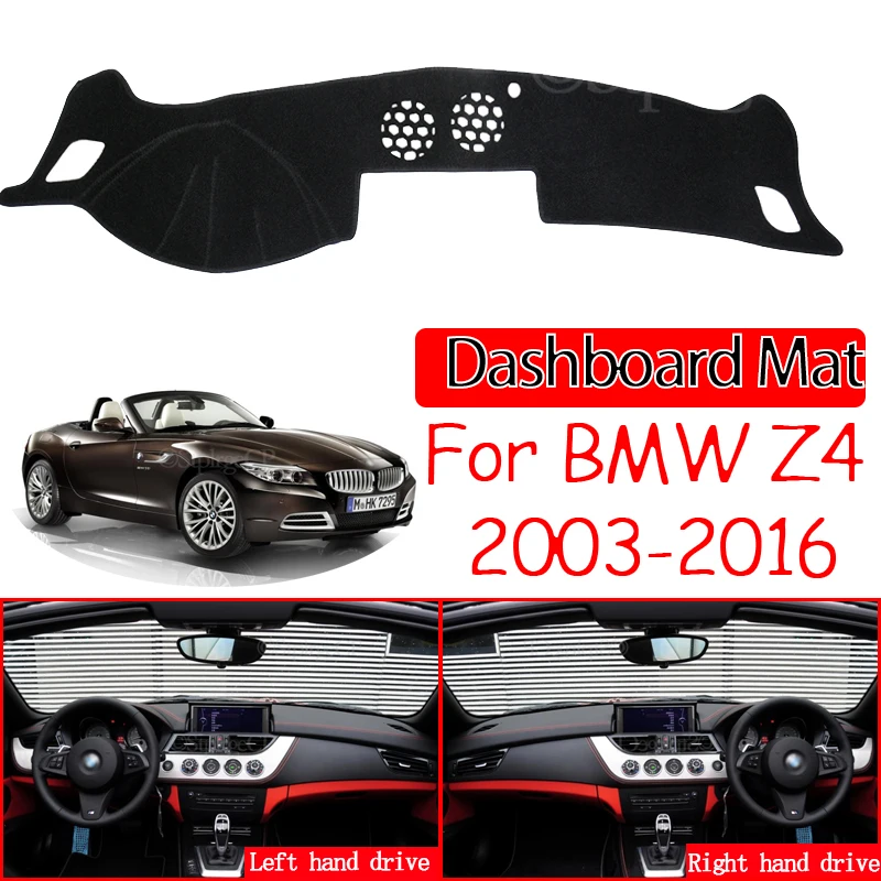 BMW Z4 E85 E89 2003~2016 Anti-Slip Mat Dashboard Dækker Pad Parasol Dashmat Tæppe Beskytte Tilbehør 2006 2008 2009 2010