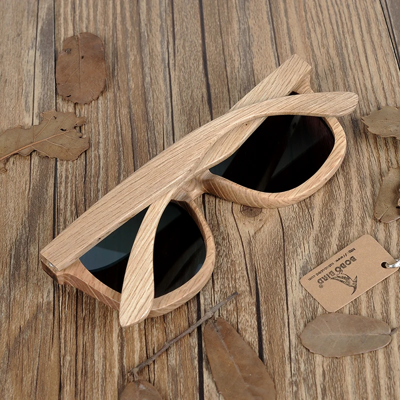 BOBO FUGL Mænd Kvinder Solbriller Mode Håndlavet Træ-Søn polariserede briller Design Sommer Stil Damer Brillerne i træ kasse