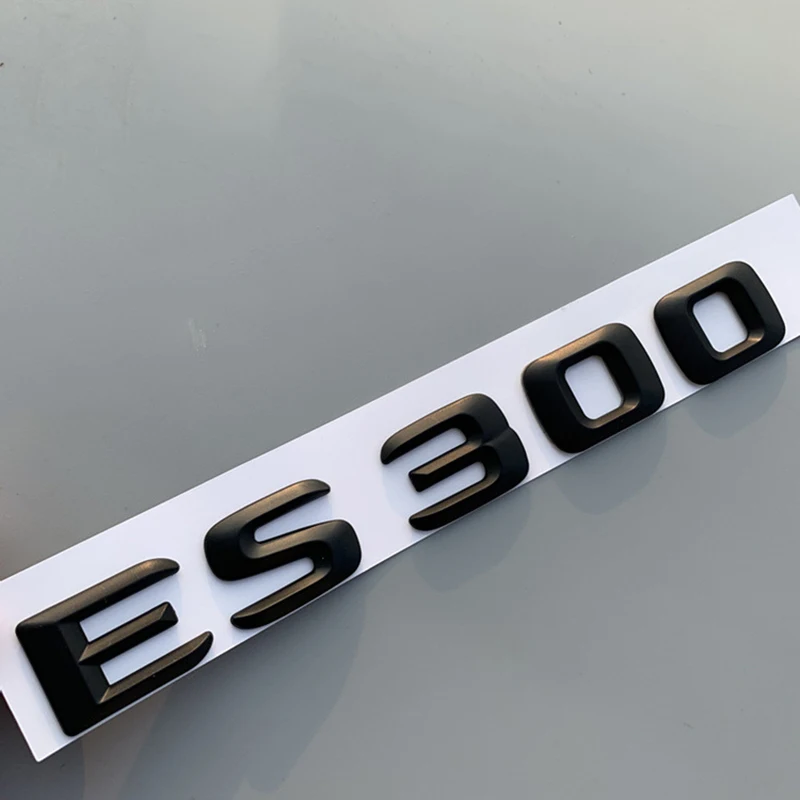 Bogstaver, Tal, ABS Emblem for Lexus Bilens Bagagerum Tømning Kapacitet Logo Klistermærke ES200 ES260 ES300 ES350 GS300 GS400 IS300 IS350