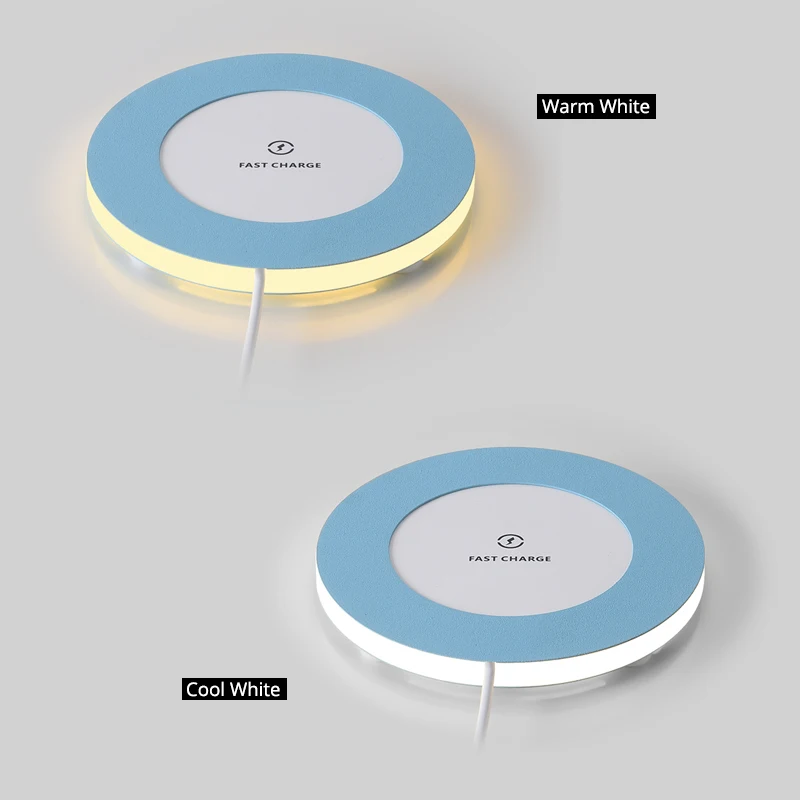 Bordlampe Med Trådløs Opladning Med Touch Skifte Dæmpning Soveværelse Sengen Belysning Dekoration Nat-Lampe LED-Desk Lys