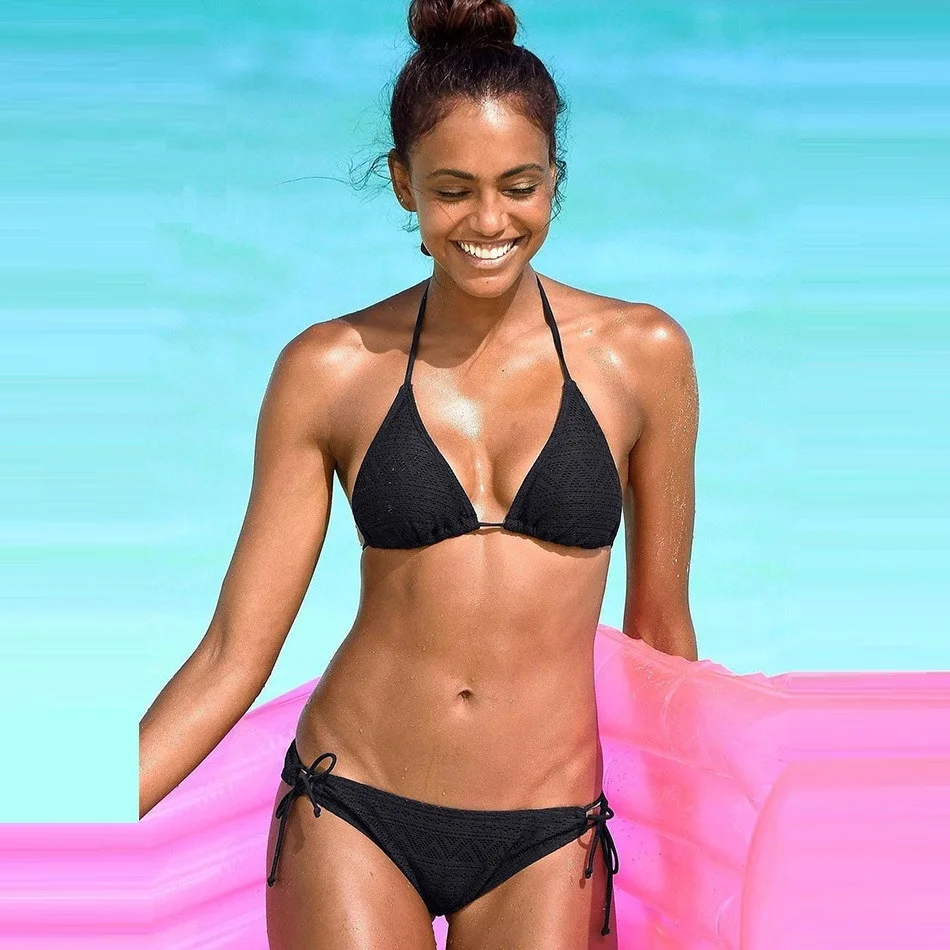 Brasilianske Dyb V Bikini Badetøj Kvinder Badedragt Sexet Push Up Bikini Sæt 2020 Ny Forbinding Badetøj Kvindelige Badetøj Badetøj