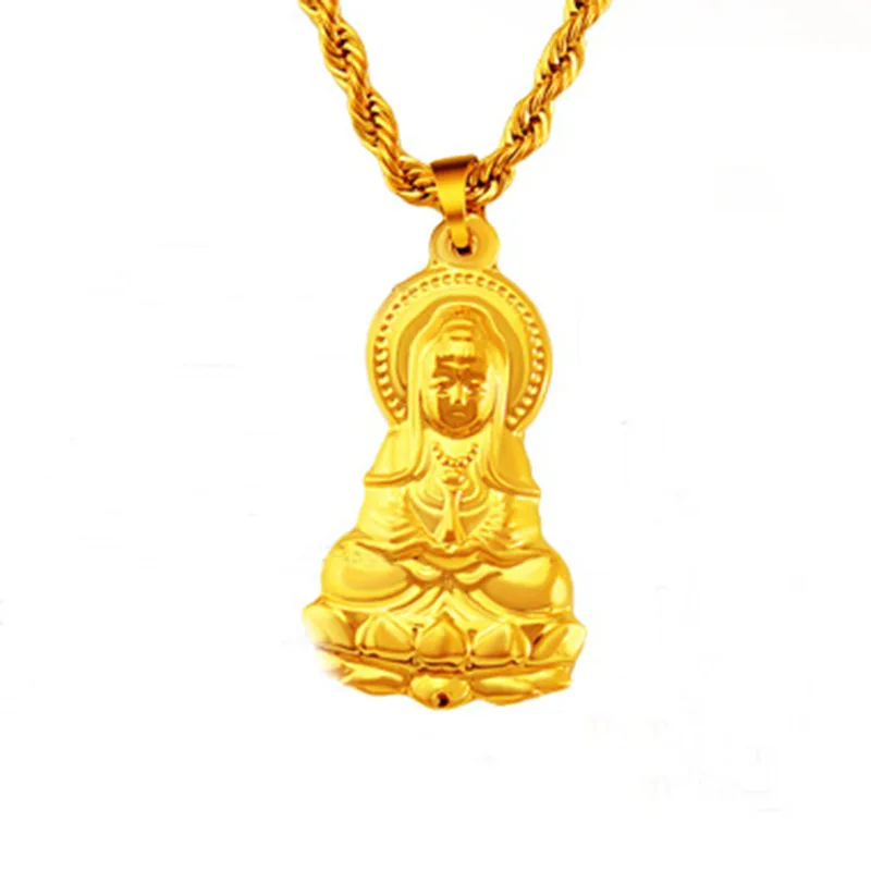 Buddhismen 24K Guld Buddha Hule Vedhæng, Charms 2020 Mode Indiske Små Vedhæng Halskæde til Kvinder med at Lave Smykker, Mor Gaver