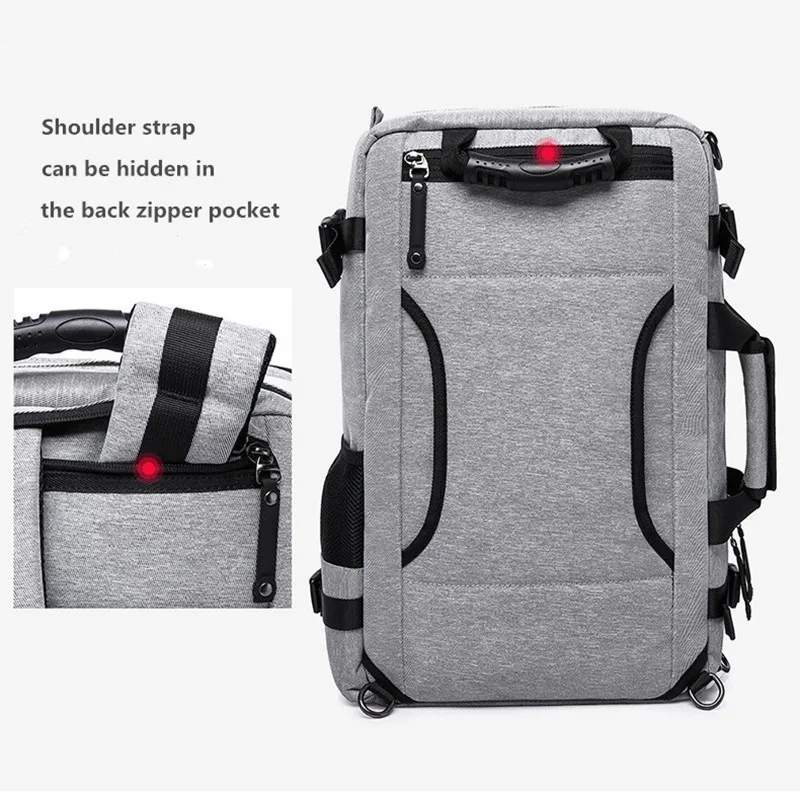 Business-Rygsæk Til Mænd 17 tommer Laptop Rejse Taske Baggage Nye højkapacitets Anti-tyv Design Enorm Stor Kapacitet 2019