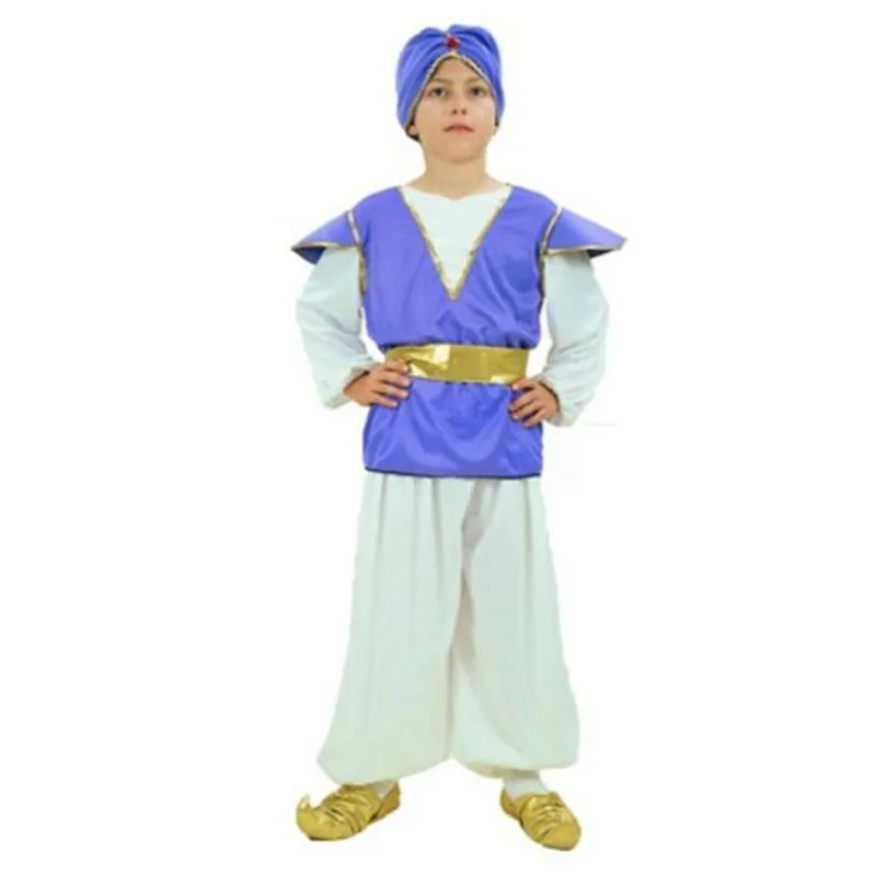 Børn Drenge Arabiske Aladdin Prins Cosplay Sceneoptræden, Kostumer Maskerade Fest Kostume Halloween Jul