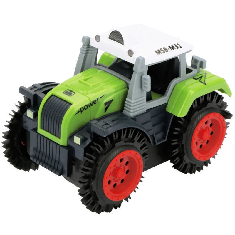 Børn Klip-Toy Bil Elektrisk Stunt Landmand Bil Barn Dump Truck Simulation 4 Wheel Drive Electric Toy Bil