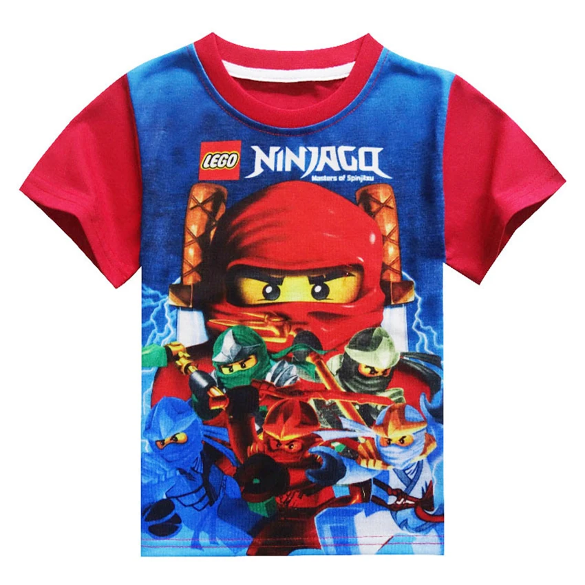 Børn Ninja T-shirts Dreng Halloween Kostume til Børn Ninjago Shirt Tegnefilm PatternTops Børn Tøj Ninjago Kostume til Karneval