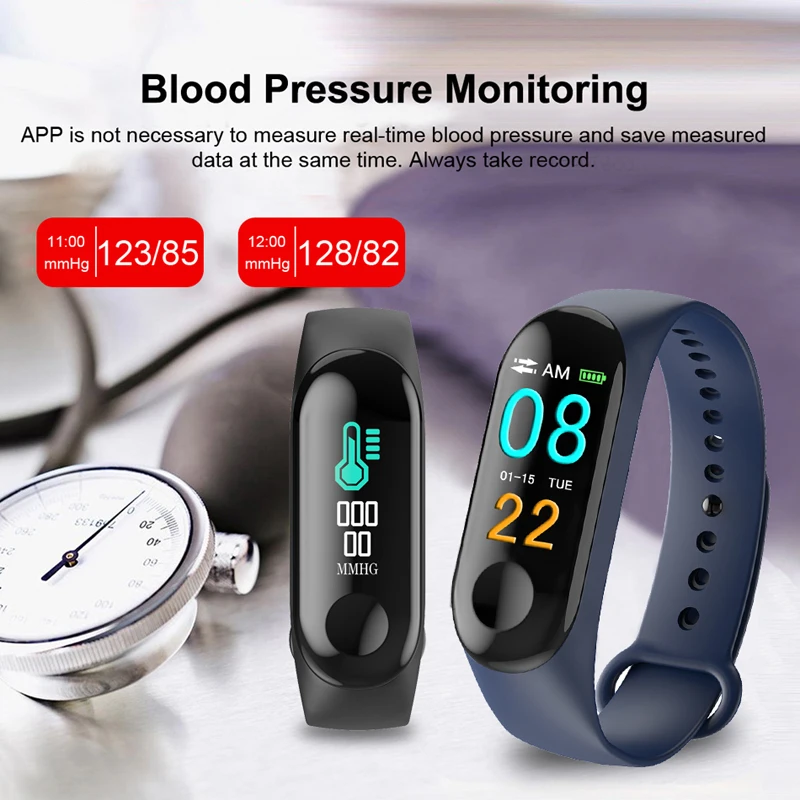 CAINUOS Mærke Smart Ur Armbånd puls/Blood Pressure Monitor Puls Armbånd Fitness Tracker For Iphone Xiaomi