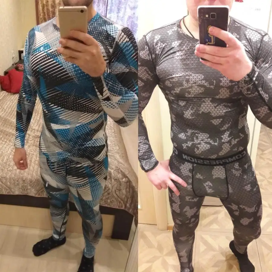 Camouflage træningsdragt Mænd Rashgarda MMA Lang Sleevets T-Shirt til Mænd-Komprimering, der Passer Børn Teen Fitness-shirt Termisk Undertøj