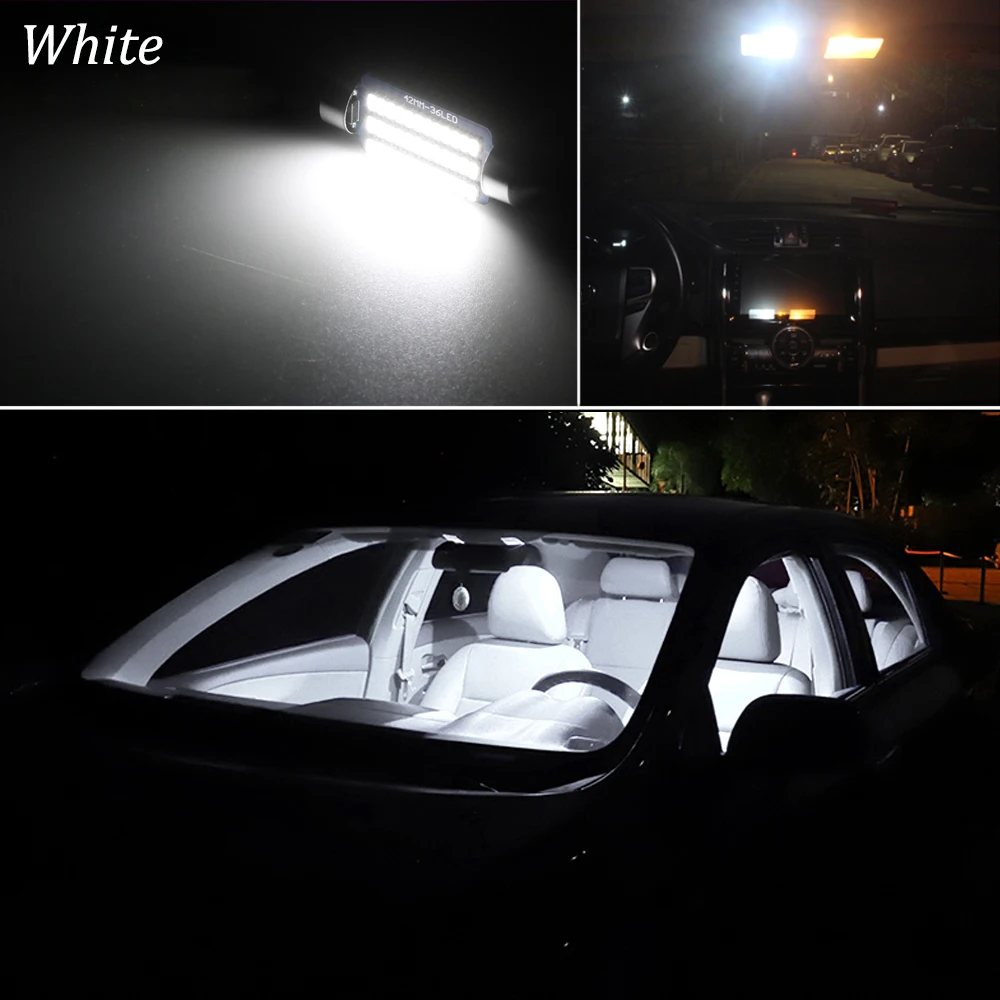 Canbus LED Lys den Indvendige belysning For 1998 - 2017 2018 2019 2020 Subaru Forester LED Interiør Kort Trunk nummerplade Lys