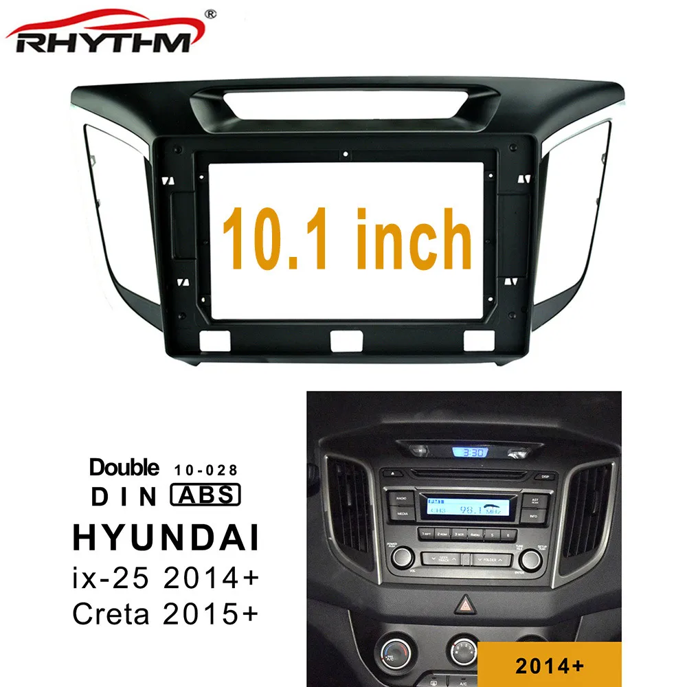 Car Fascia For Hyundai IX25 CRETA-2018 2Din Bil Frame Lyd Montering Adapter Facia Panel For Hyundai CRETA - 2018
