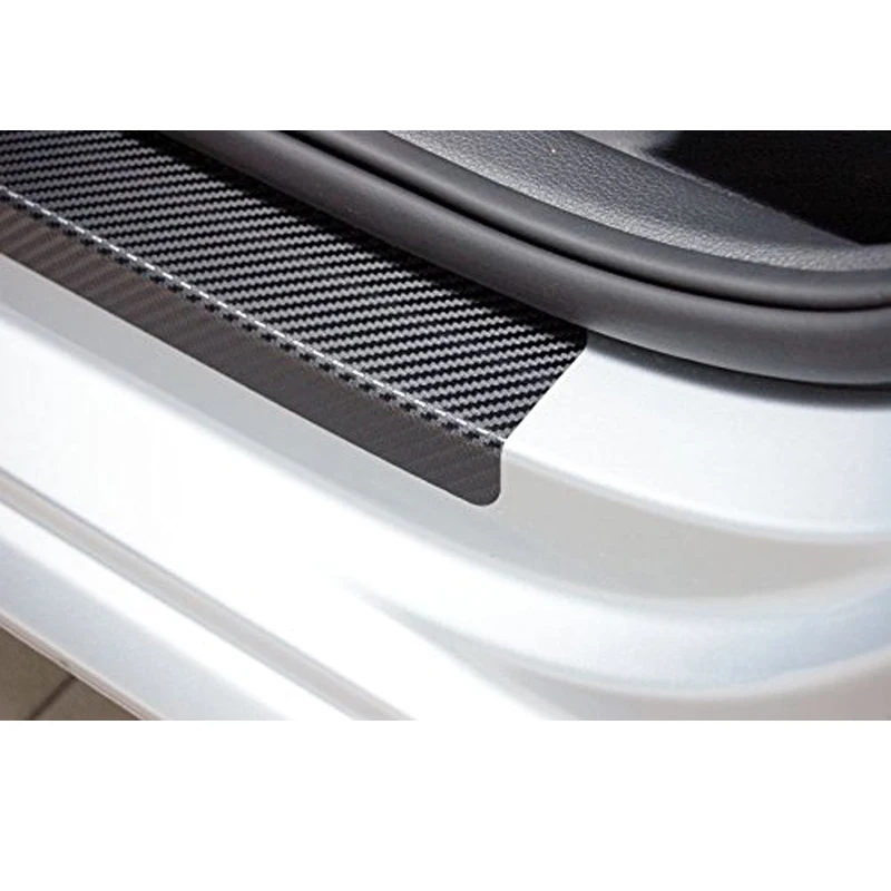 Carbon Fiber Vinyl Klistermærke Bil Dør Karmen Protector Mærkat dørtærskel Plade Mærkat Bil Tilbehør til Mitsubishi Mirage