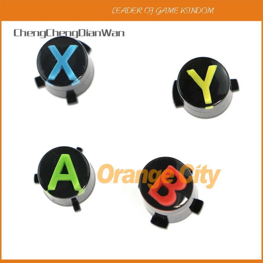 ChengChengDianWan Høj kvalitet ABXY logo knap reservedele til XBOX, EN Trådløs Controller, 2SETS/MASSE
