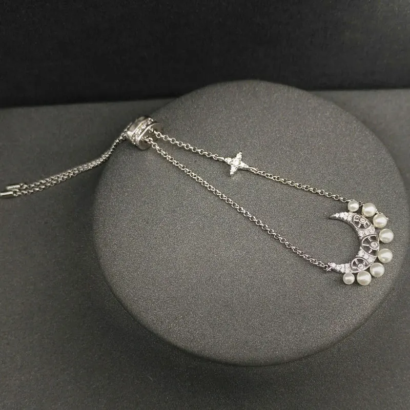 Cheny s925 sterling sølv September nyt produkt månen pearl justerbar fashionable temperament og elegant armbånd til kvinder