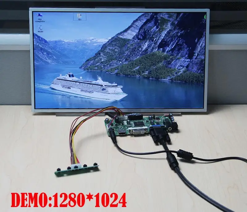 Controller board Lyd DIY for LTN156AT24 1366X768 skærm Panel 15.6