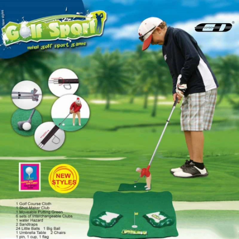 COYDOY Mini Golf Professionel Praksis, Golf Bold Sport Børns Legetøj Golf Club Praksis Bolden Indendørs Spil Golf Træning