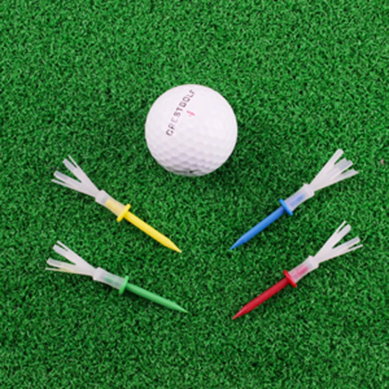 CRESTGOLF Multi Farve Plast Golf Tees 3-1/4 Tommer Golf Tees 3.25