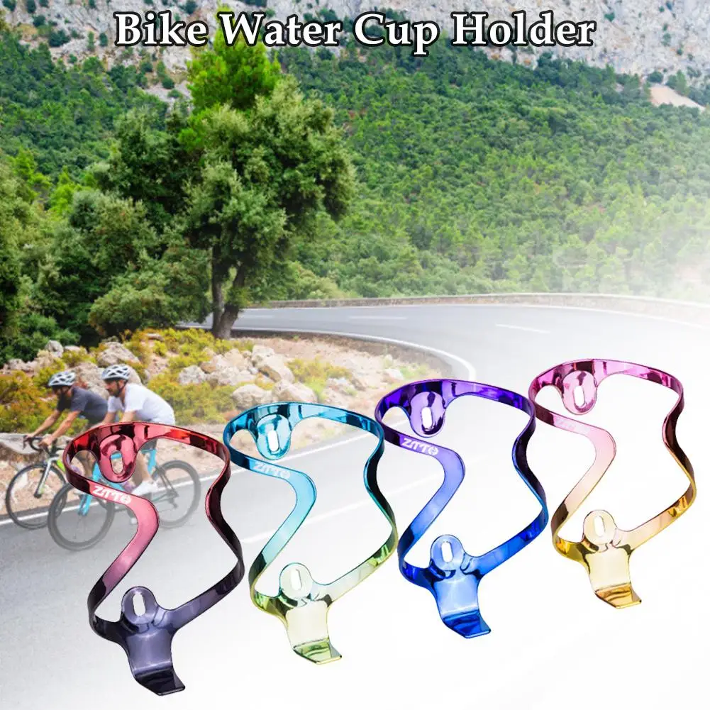 Cykel Tilbehør 22g/pc ' cykel flaske bur galvanisering rainbow glasfiber nylon MTB cykel vand kopholder vandflaske kag
