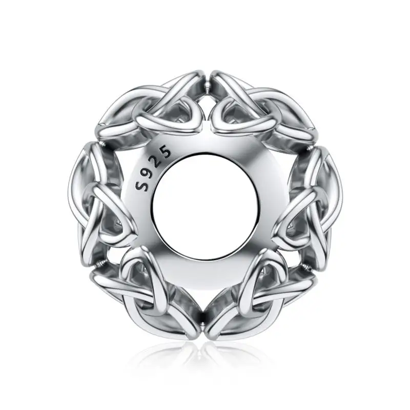DALARAN Keltiske Knude 925 Sterling Sølv Evigt Elske Perle Charms i Sølv 925 Oprindelige Fo Armbånd Fine Smykker at Gøre
