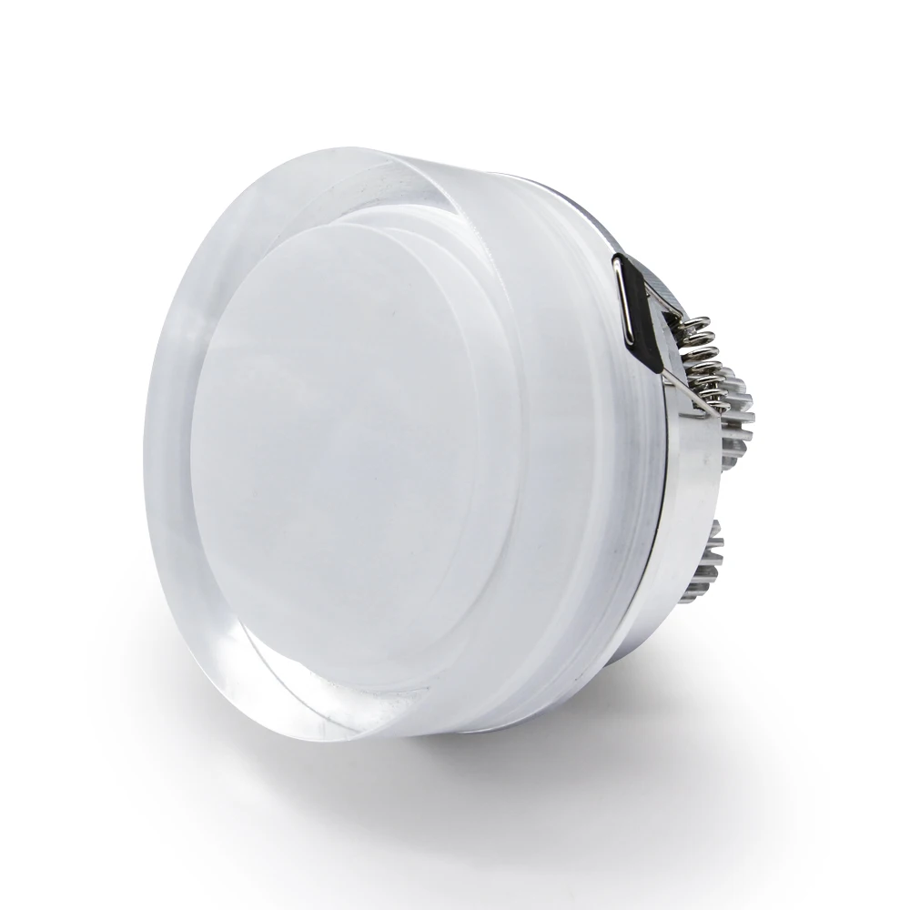 [DBF]LED Downlight 1W 5W 10W 12W Forsænket Runde/Firkantede LED Loft Spot Lampe AC 220V 230V 110V Indendørs Belysning 3000K 4000K 6000K