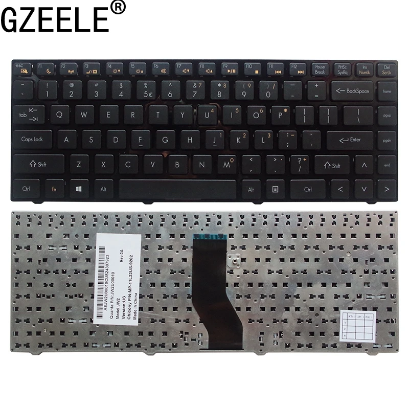 Det AMERIKANSKE tastatur Til Hasee K550D I3 I5-I7 D1 D2 JW5 JW2 QJW401 I5 1005 T6-3 M411 Erstatte laptop tastatur