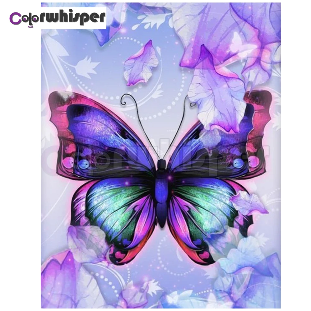 Diamant Maleri Fuld Square/Runde Bor Butterfly 5D Daimond Maleri, Broderi Cross Stitch Krystal Mosaik Billede Z1695