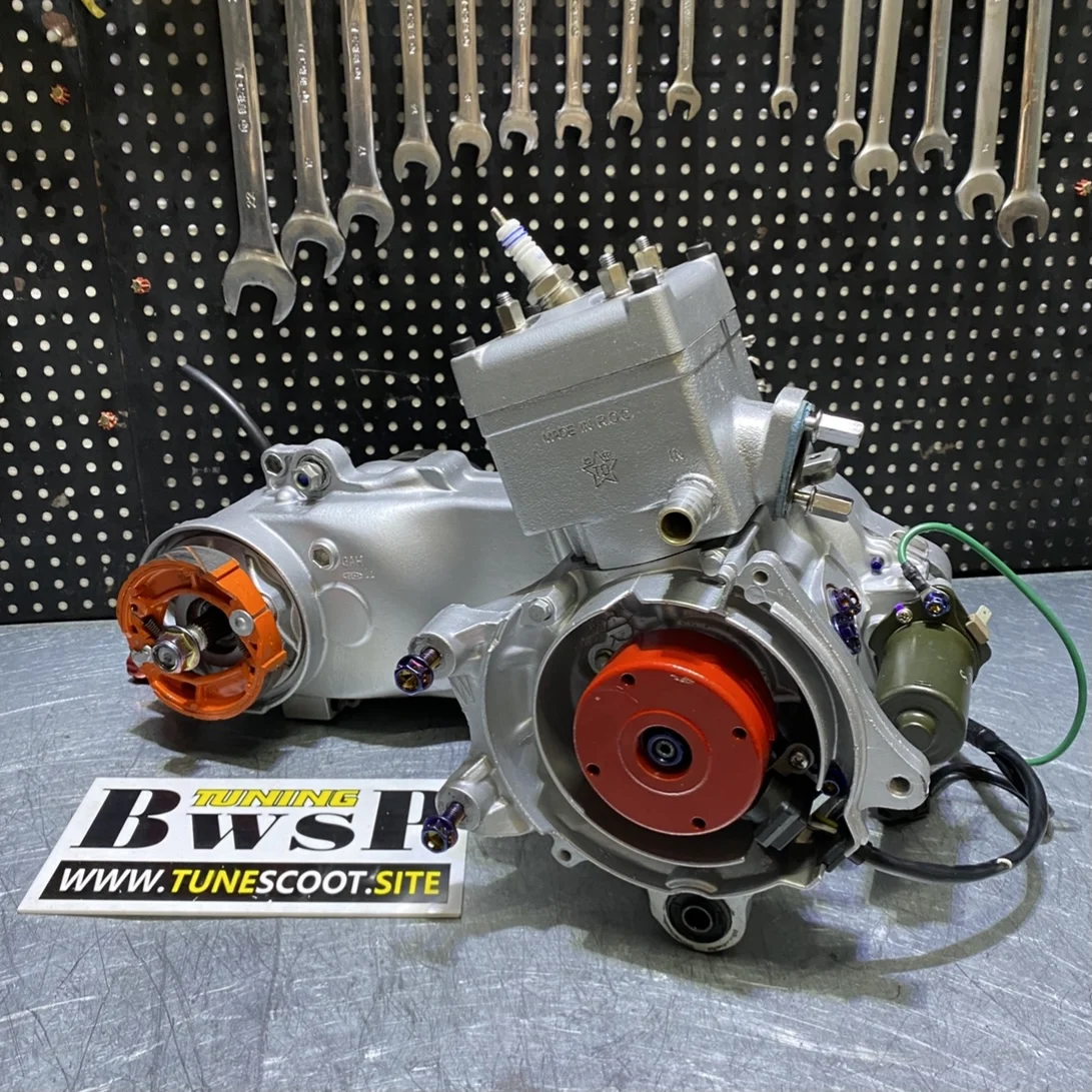 DIO50 AF24 AF27 125cc Motor Komplet Kit Stor Bar Cylinder 54 mm Krumtap 52.6 mm Variator Kobling BWSP Perfomance Motor Dio 50