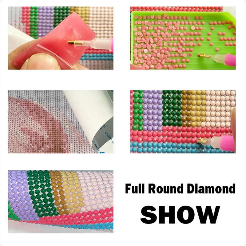 DIY Diamant Broderi Og Natur Cross Stitch 5D Diamant mosaik landskab diamant maleri rhinestones Julegave