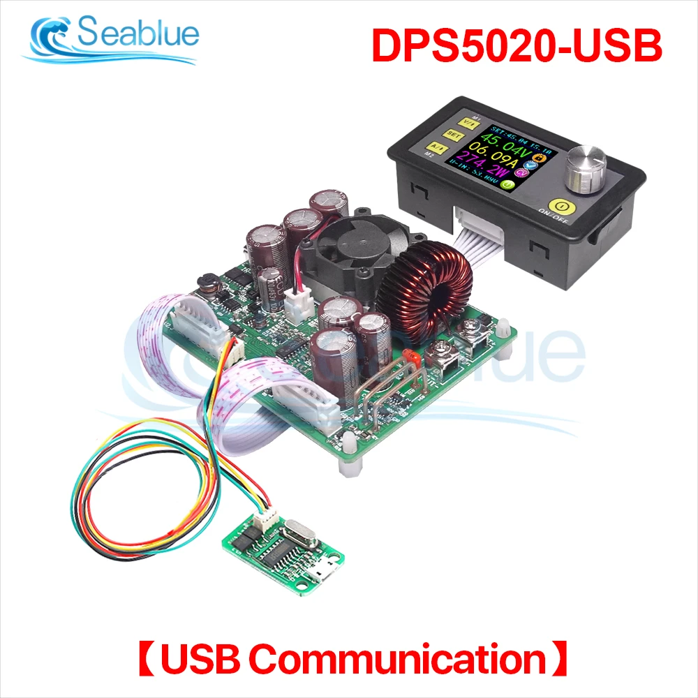 DPS5020 50V 20A Konstant Spænding strøm DC-DC Step-down kommunikation Strømforsyning Spænding konverter buck LCD-Voltmeter Amperemeter