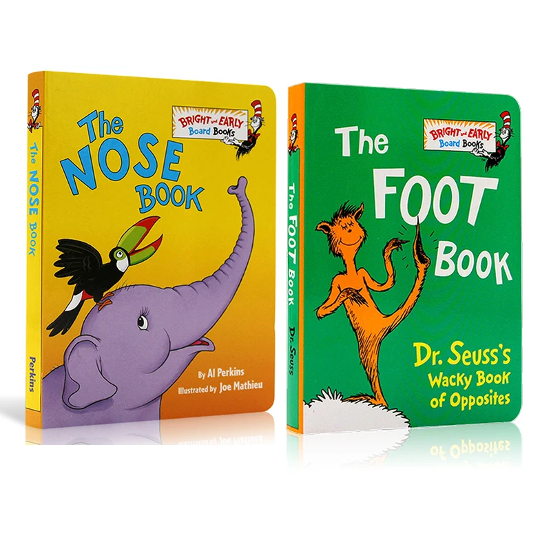 Dr. Seuss Serie Foden Næse, Øre, Øje, Tand Book engelsk Billedet Historie Bøger til Baby Pap Børn Pædagogiske Læring Legetøj