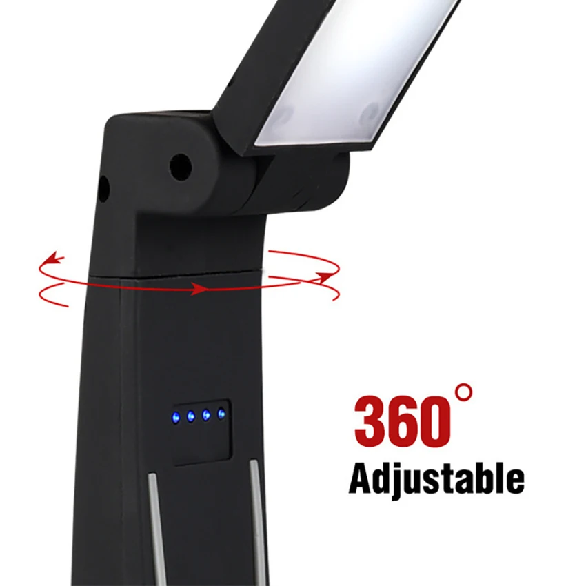 Dæmpbar COB Folde arbejdslys med Magnet, LED-Multi-function-Lampe USB-Opladning for Camping Udendørs Bærbare LED Lommelygte