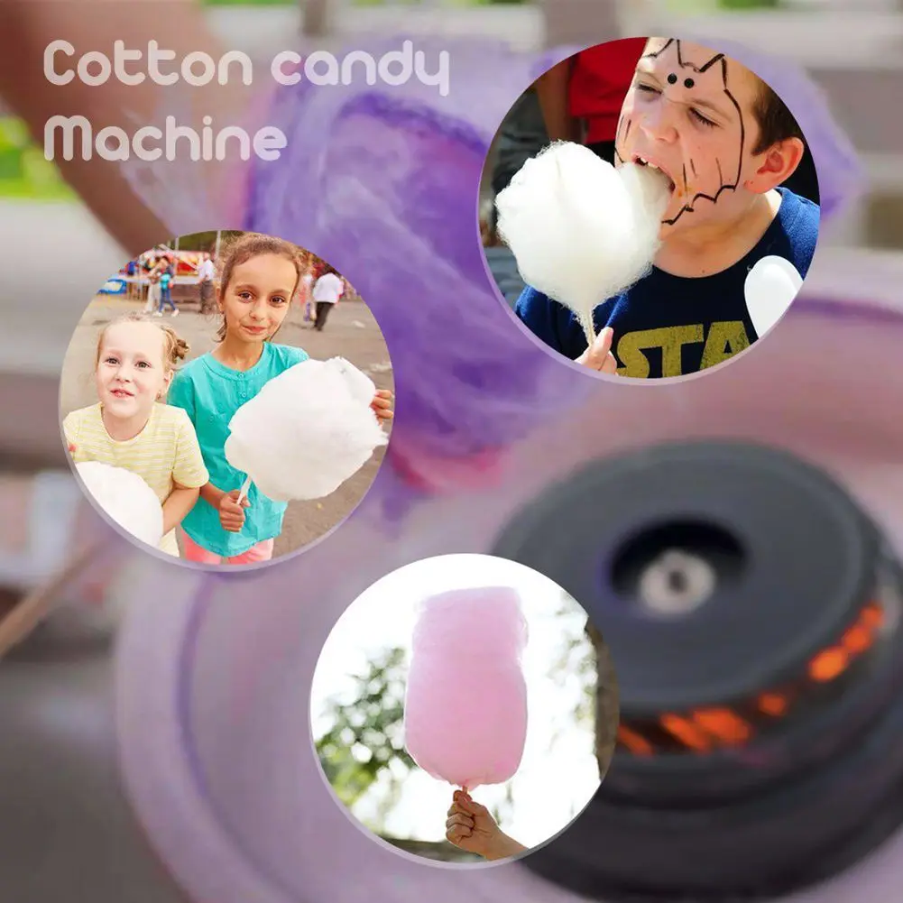El-DIY Bærbare Elektriske Sød candyfloss Maskine, Sukker, Bomuld Candy Maker Part DIY børnenes Dag Skumfidus Maskine