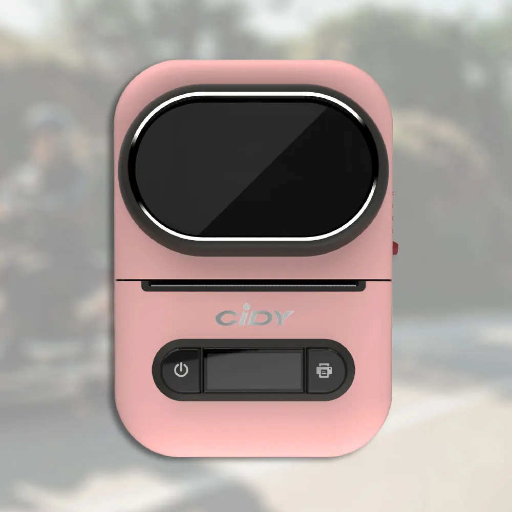 EQ11 Pink Wireless label printer Mini Termisk Label Skrivemaskine Brug i Hjemmet, Office DIY Bluetooth Bærbare Lomme Label Maker Machine