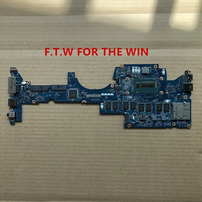 F. T. W FOR at VINDE For Thinkpad YOGA S1 bundkort Bundkort ZIPS1 LA-A341 Rev 1A I7-4500U CPU 8GB RAM 00HT133 test OK