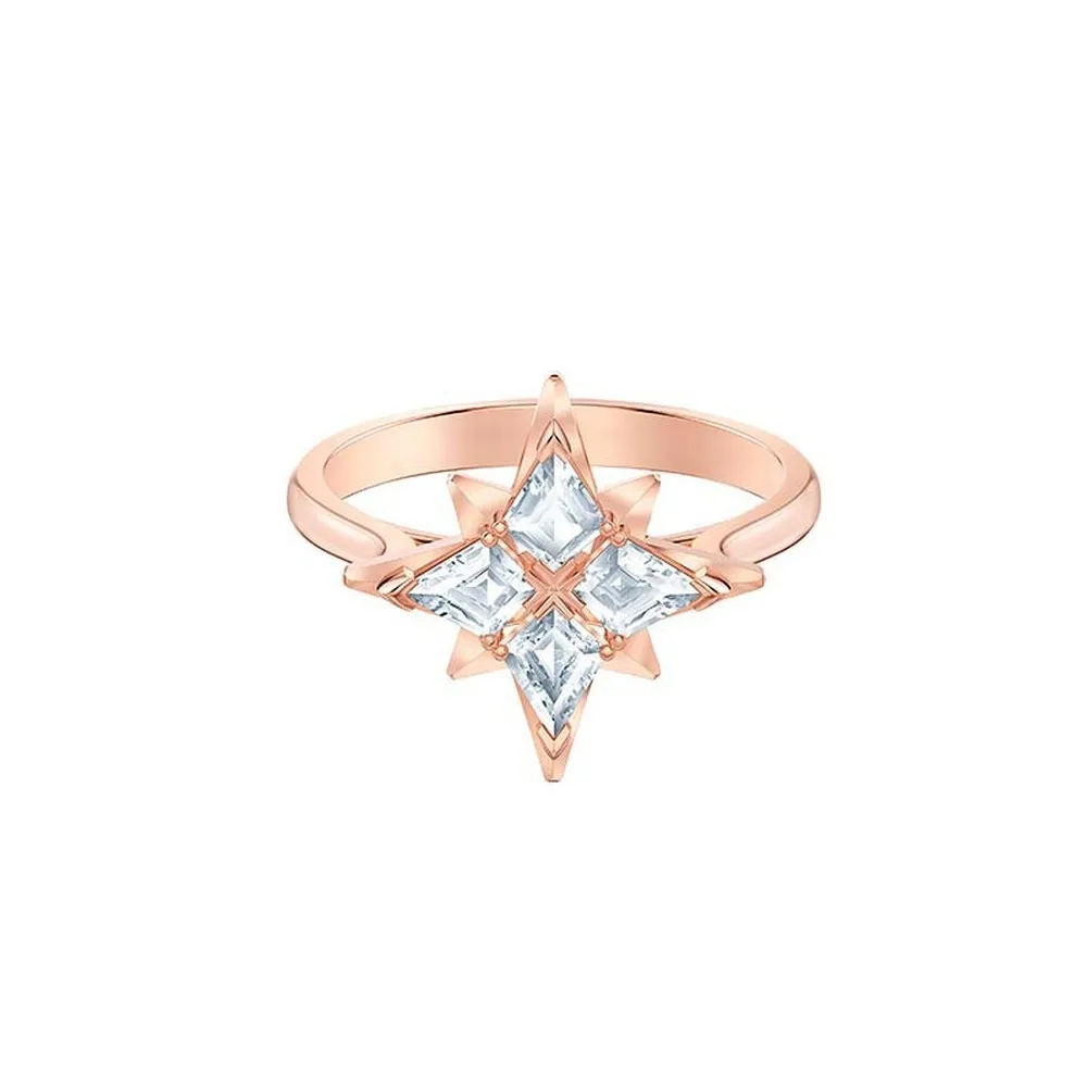 Fashion Smykker i Høj Kvalitet SWA1:1, Charmerende Enkle, Klassiske Star Snowflake Halskæde Kvindelige Romantisk Gave