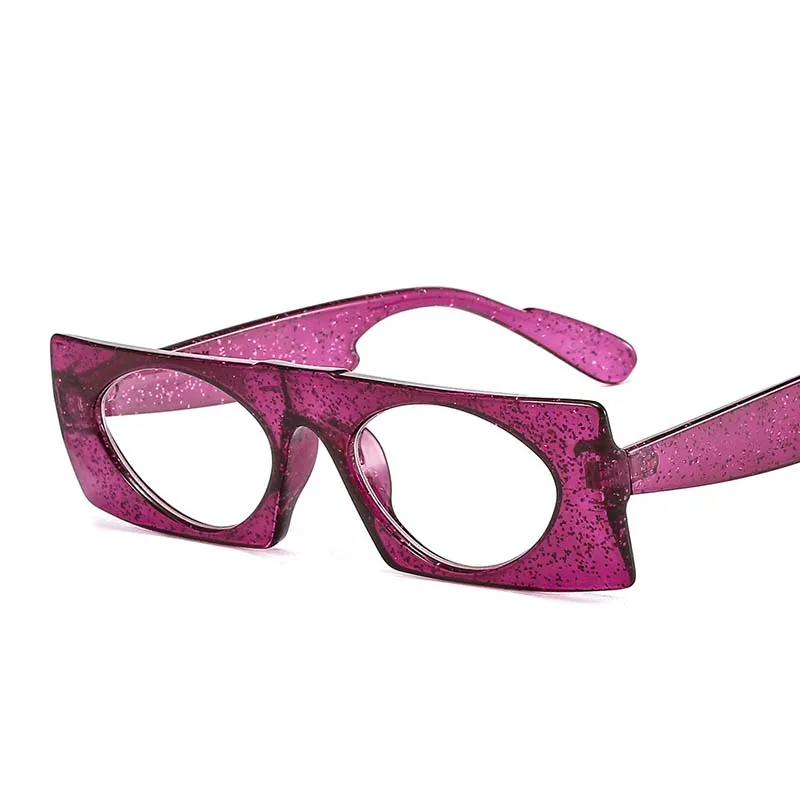 Fashion Square Solbriller Kvinder Retro Farverige PC Ramme Sol Briller Runde Gradient Linse Briller UV400