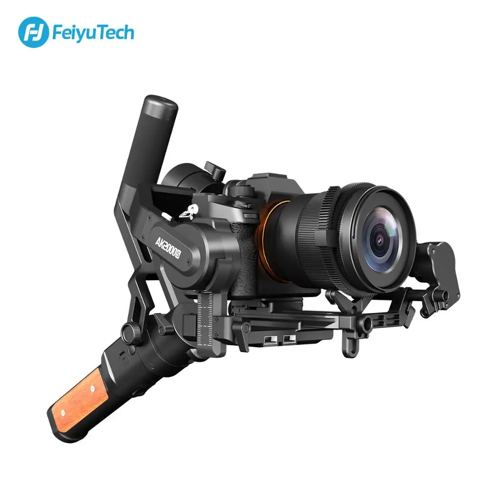 FeiyuTech AK2000S 3 akse DSLR Kamera Stabilisator Håndholdt Video Gimbal passer til DSLR Mirrorless Kamera PK AK2000