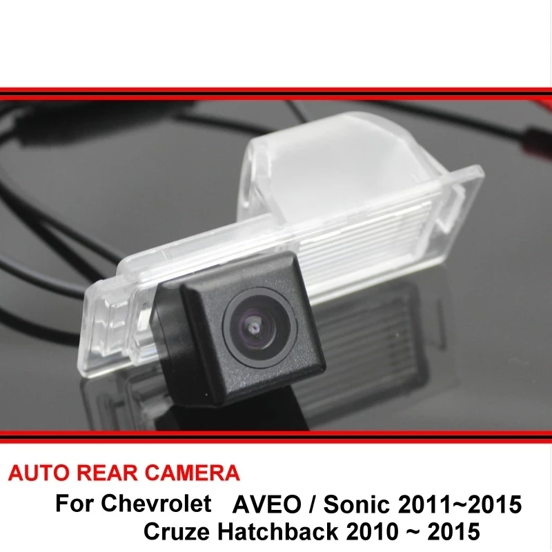Fiskeøje SONY For Chevrolet AVEO Sonic Cruze Hatchback 10-15 Rearview Bil Parkering Omvendt Backup bakkamera Night Vision