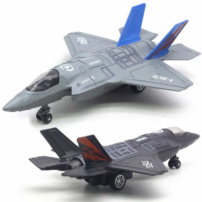 Fly Model Legetøj Legering ABS Simulering Amerikanske Kampfly F-16 F-35 Lyd Og Lys til Militære Fly Model Legetøj Til Drenge