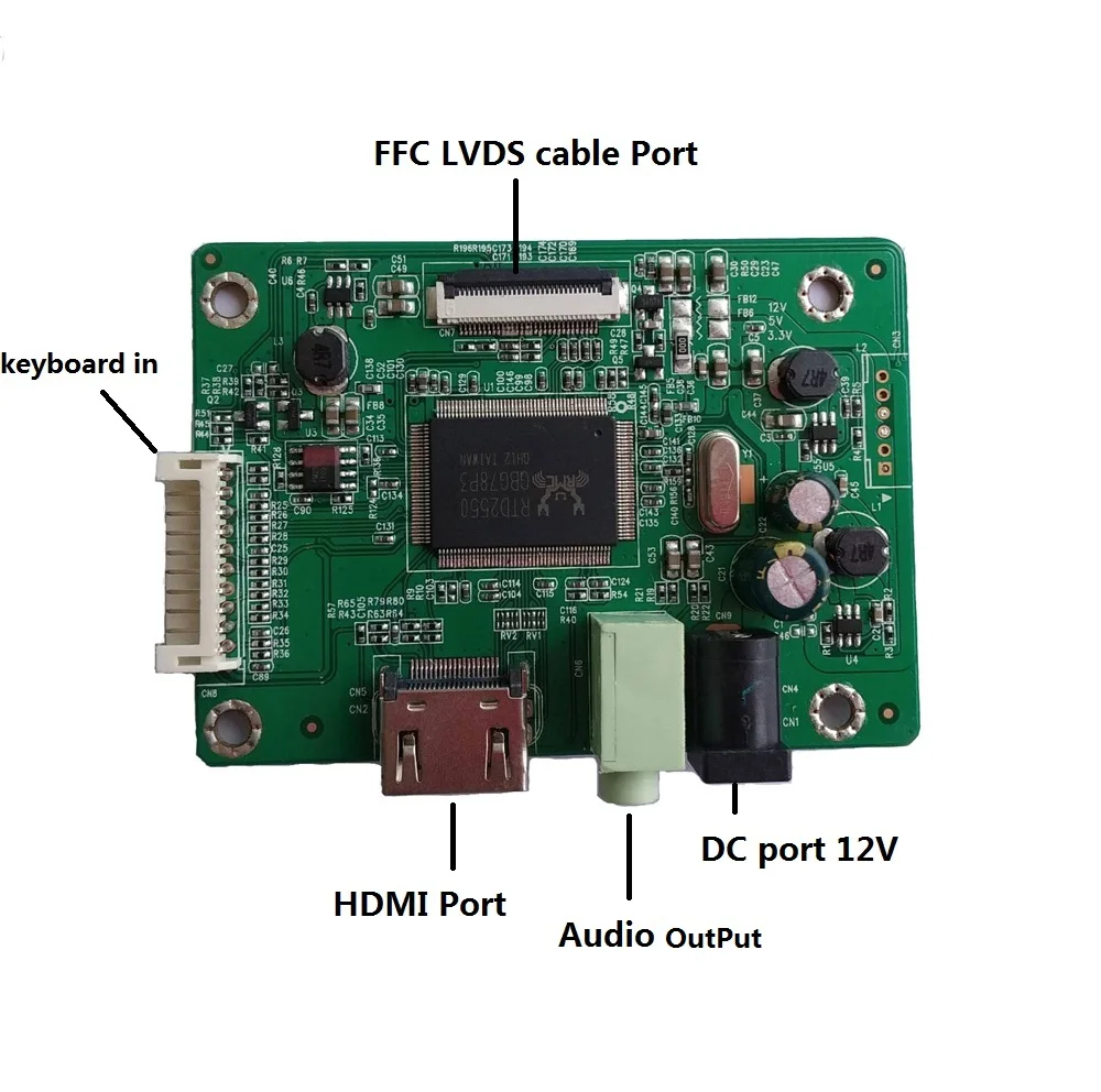 For B156XTK01.0 Driver kit tv med kabel-skærm panel Controller board 15.6