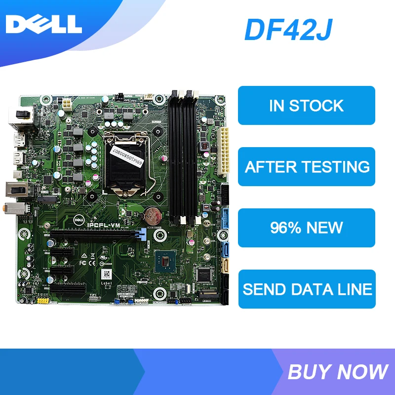 For Dell XPS-8930 IPCFL-VM PN: 0DF42J DF42J bundkort 1151 DDR4 Z370 Oprindelige Anvendte pc bundkort