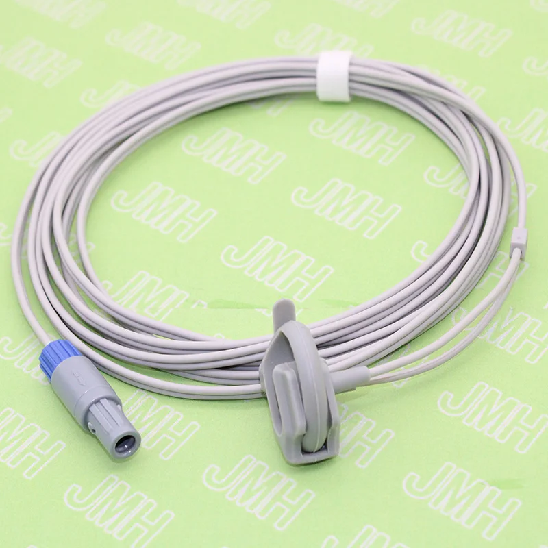 For dobbelt groove Edan Pulse Oximeter overvåge Voksen/Pædiatrisk/Neonatal spo2-sensor,6pin redel finger probe-kabel.