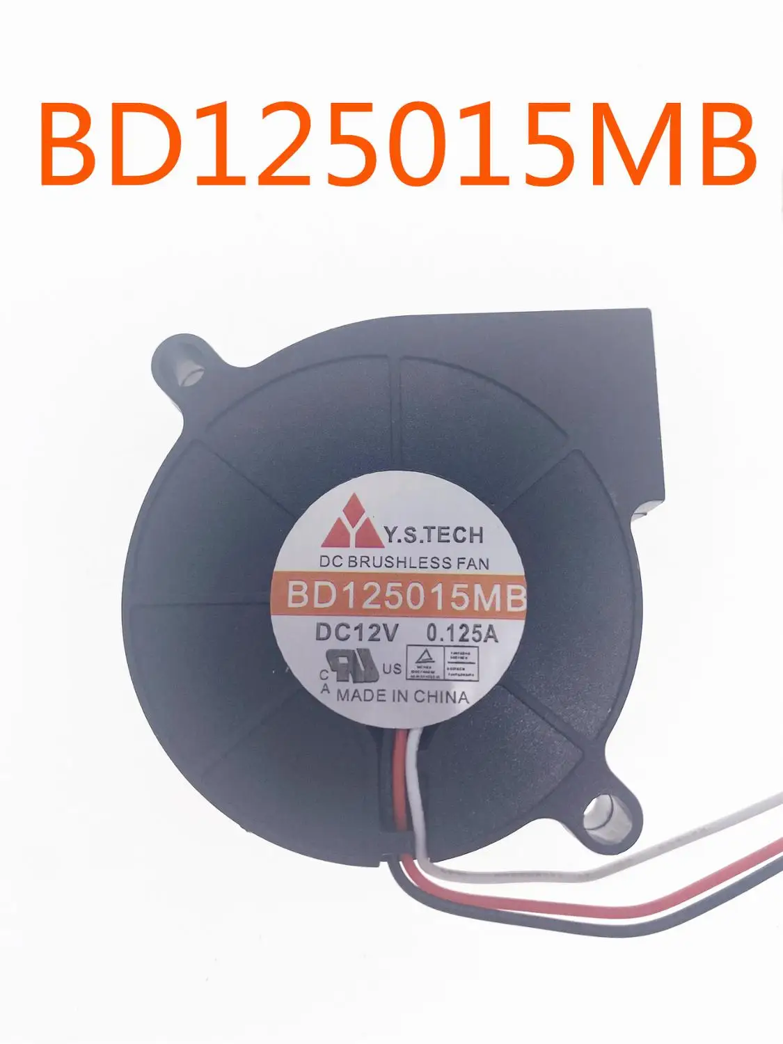 For Emacro For Y. S TECH BD125015MB DC 12V 0.125 EN 50x50x15mm 2-wire Server Fan Blæser