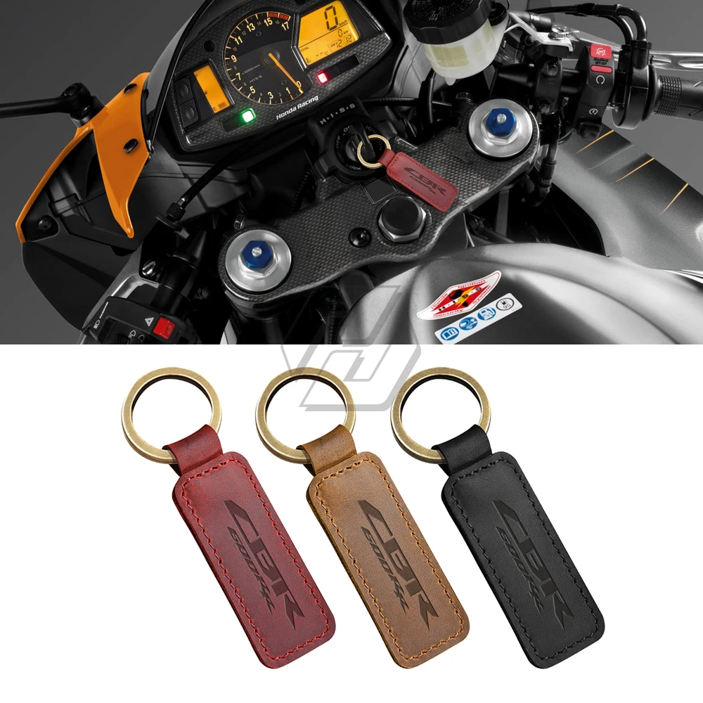 For Honda CBR600RR CBR 600RR Motorcykel Nøglering Koskind Nøgle Ring