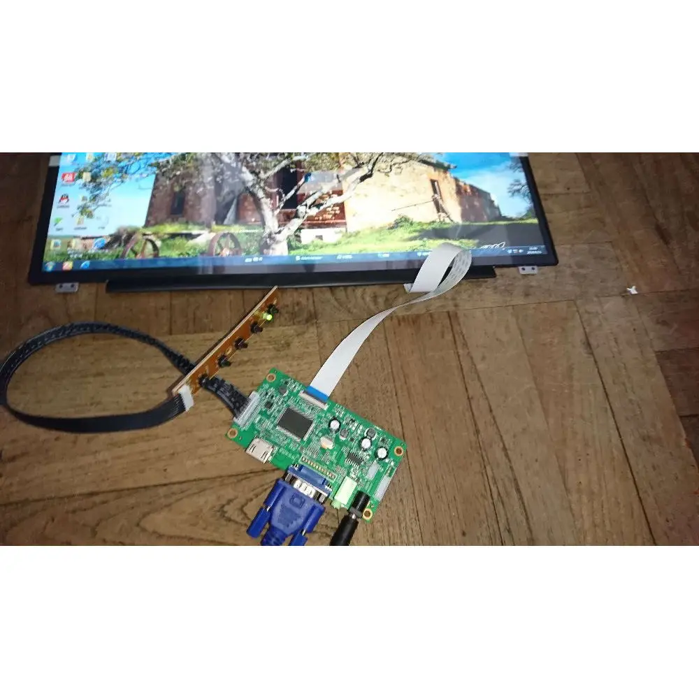 For LP173WF4-SPF3 Controller board 30Pin KIT VGA LCD-EDP overvåge 17.3